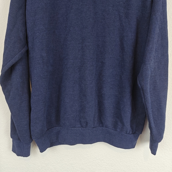 Aviator Nation BOLT CREW SWEATSHIRT In Navy Blue Size Medium Unisex - Picture 12 of 16